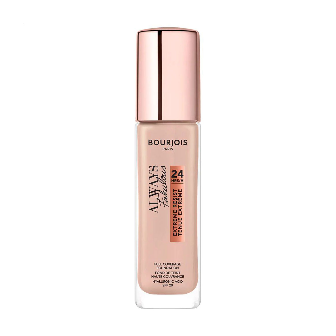 Тональна основа для обличчя Bourjois Always Fabulous 24H Extreme Resist SPF 20, 300 Rose Sand, 30 мл